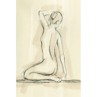 Neutral Figure Study IV by Ethan Harper - Wrapped Canvas Art Print