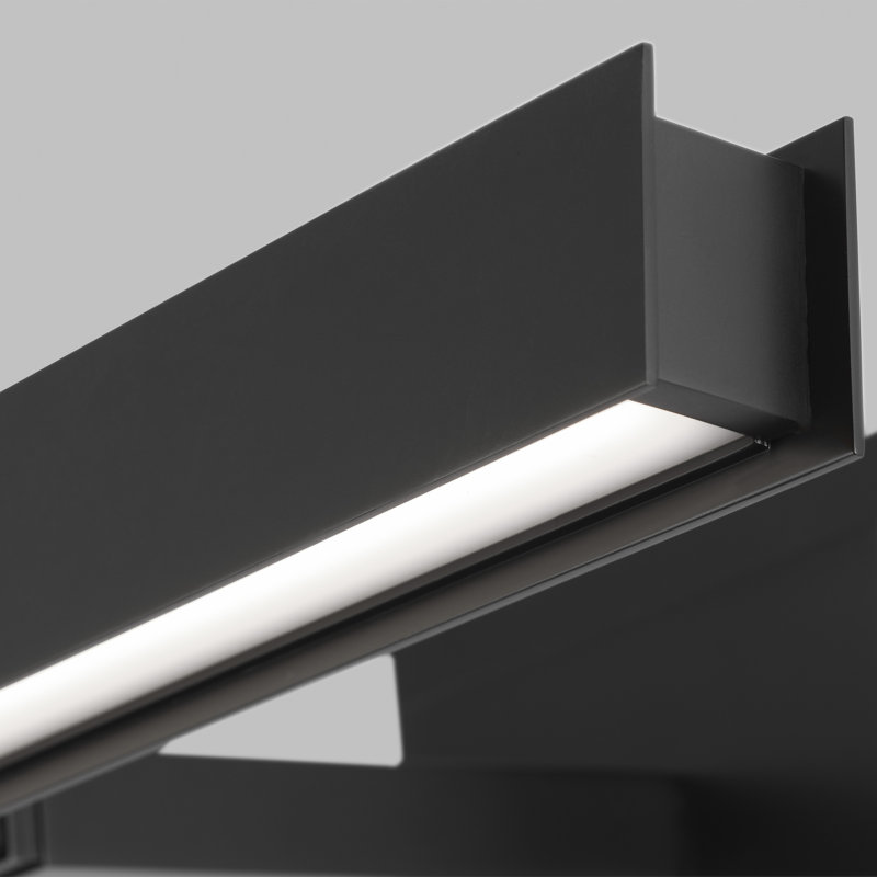 Bau Dimmable LED Wall Mounted Picture Light, Nightshade Black