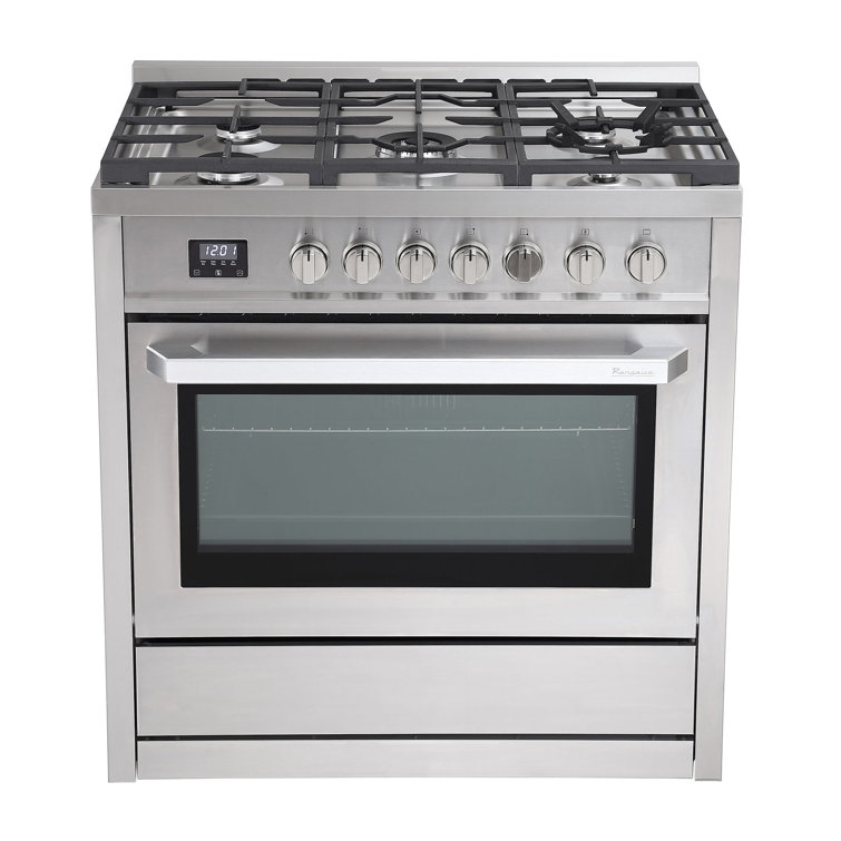36 Inch Electric Range with PerfectCook Timer in Stainless Steel