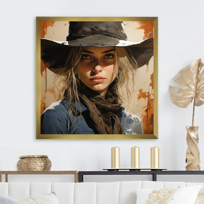 «Blonde Cowgirl Blues - Cowgirls», art mural