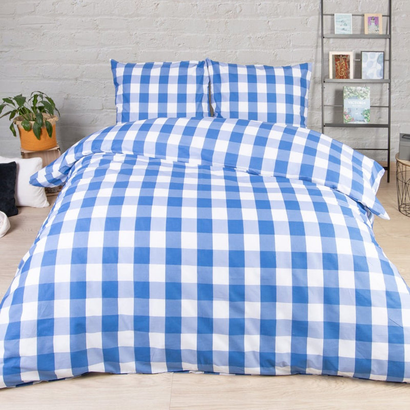 Cotton Duvet Cover Set with Pillow Shams Included