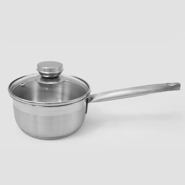 Fortune Candy 1.6-Quart Saucepan with Lid, Tri-Ply, 18/10 Stainless