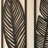 Metal Leaf Wall Art Set of 2, Vertical Wall Art in Black Metal for Industrial Decor