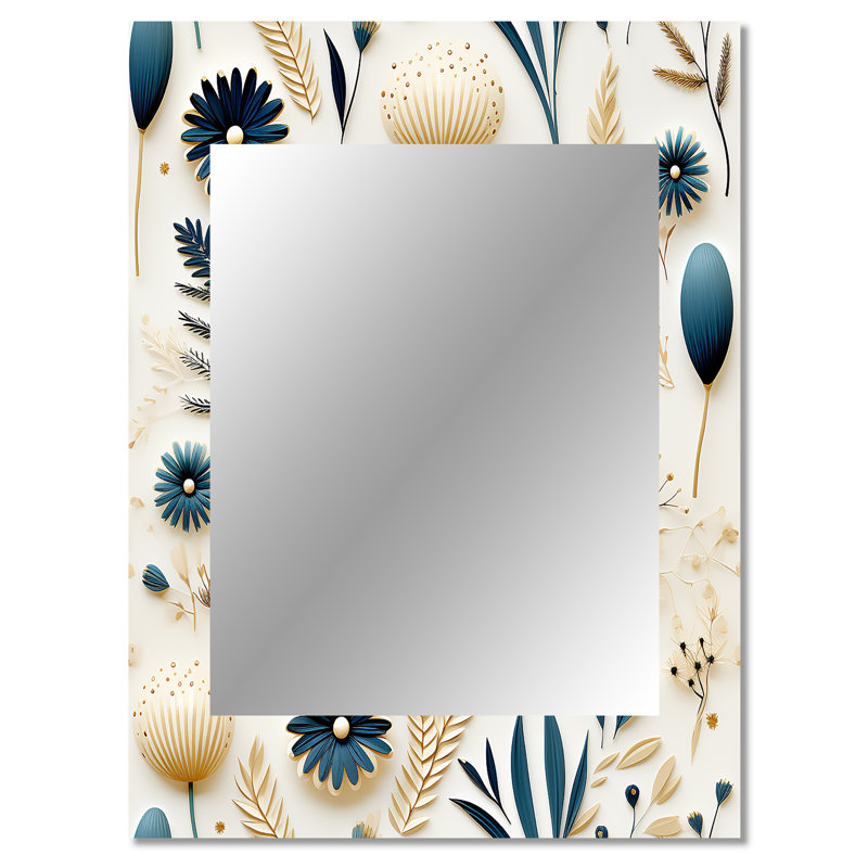 Hayfa - Traditional Rectangular Wall Mirror, 40 po x 30 po