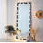 Full Length Lighted Vanity Mirror, Standing Floor Or Wall Mounted, 3 Color Modes, Touch Control Black Mirror For Dressing Room Bedroom | Gift Idea