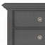 Amherst - Table de chevet - Noir