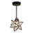 1 - Light Craftsman Brown Geometric Pendant