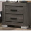 Table de chevet, armoire grise, armoire traditionnelle