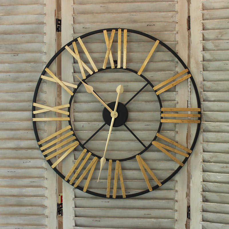 Crete Metal Wall Clock