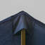 Parasol de patio bleu foncé 15 pi, auvent rectangulaire en acier, manivelle facile, double face pour terrasse, construction de piscine, jardin, terrasse