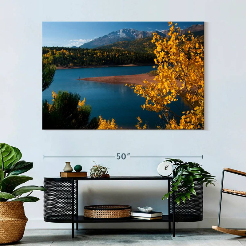 Réservoir de cristal Alvord - automne, H 34 po x l 51 po