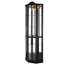 Vitrine noire en verre American Design