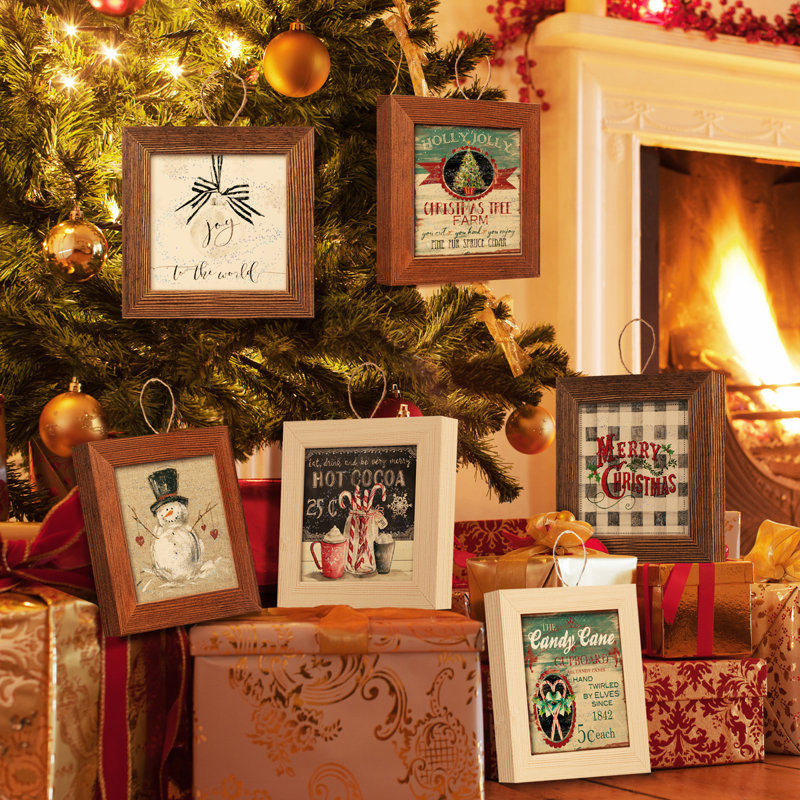 5.25'' Wood Photo Ornament