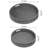 Doline Solid Wood Tray - Set of 2