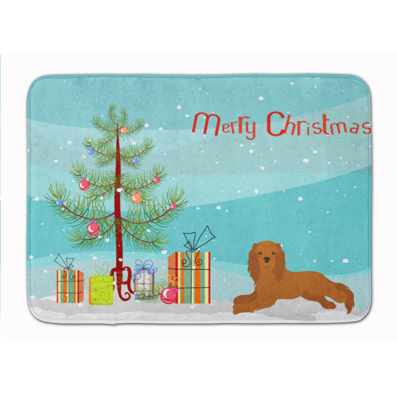 Tapis pour salle de bain chinois, Cavalier King Charles Spaniel