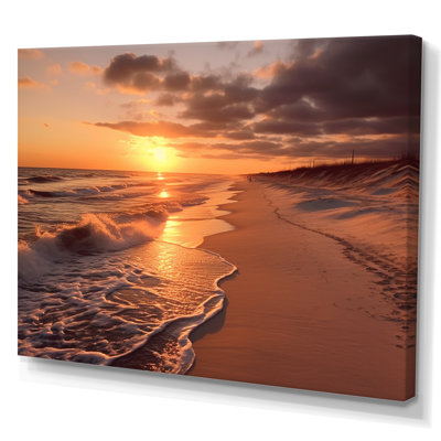 «Alabama Golden Hour At Gulf Shores II», reproduction sur toile