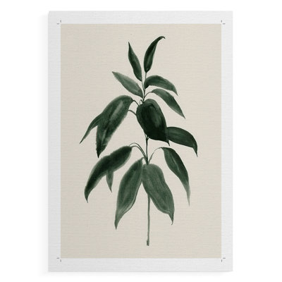 Soft Greenery II - Impression sur toile seulement - NON-CADRE