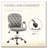 Luxury Tufted Office Chair With 360 Degree Swivel For Home And Office