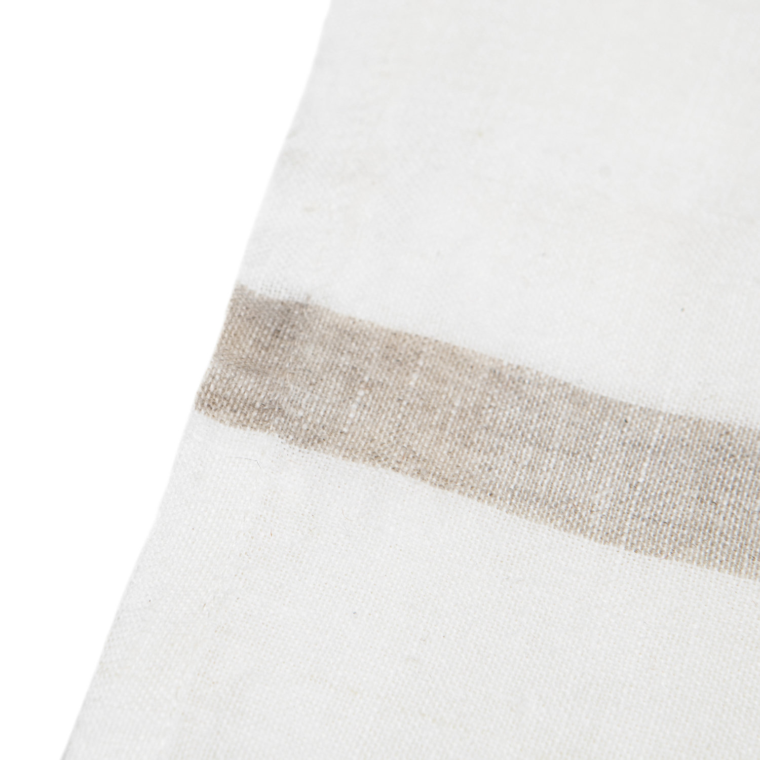 Reversible Linen Napkin, White/Natural