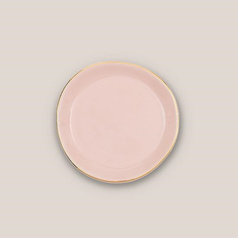 Good Morning Plate Small, Old Pink