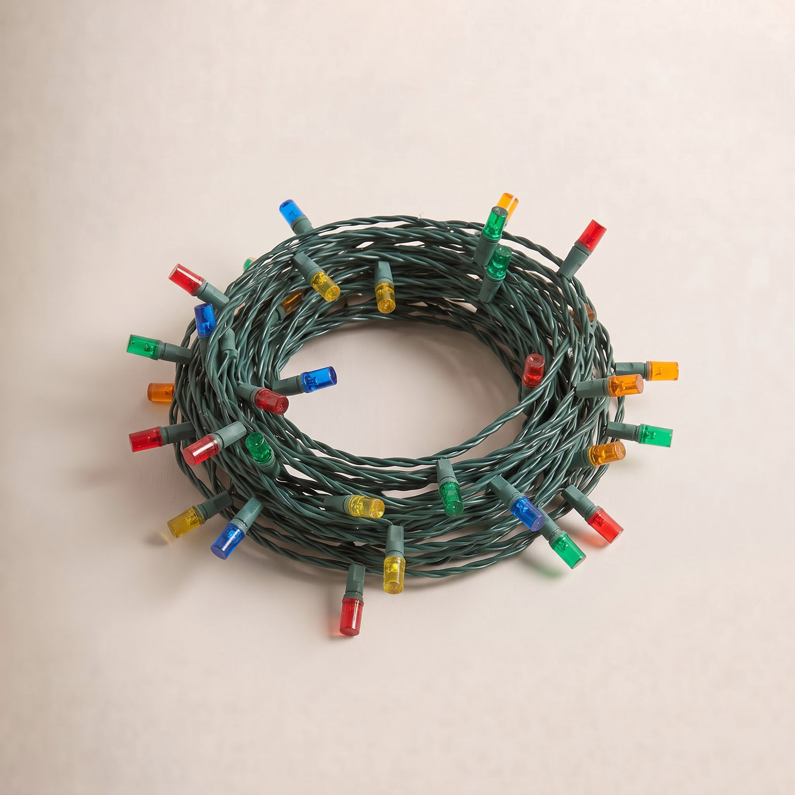 17' LED Twinkle String Lights, Multicolor