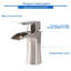 Robinet de salle de bain ADA Waterfall - Robinet en laiton à poignée simple avec drain, 1 trou-118546109