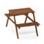 Arianna Outdoor Dining Set, Wood, Natural