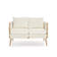 Ensemble de salon modulaire en velours 2 pièces Willehad-1949560232