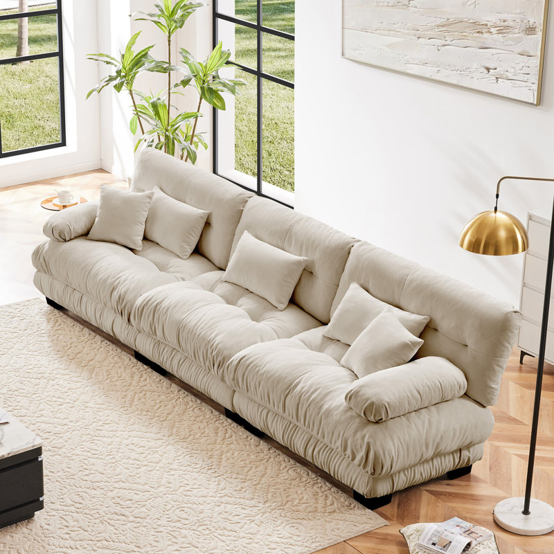 Chenille Modular Sectional Sofa