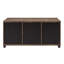 Table basse avec portes coulissantes