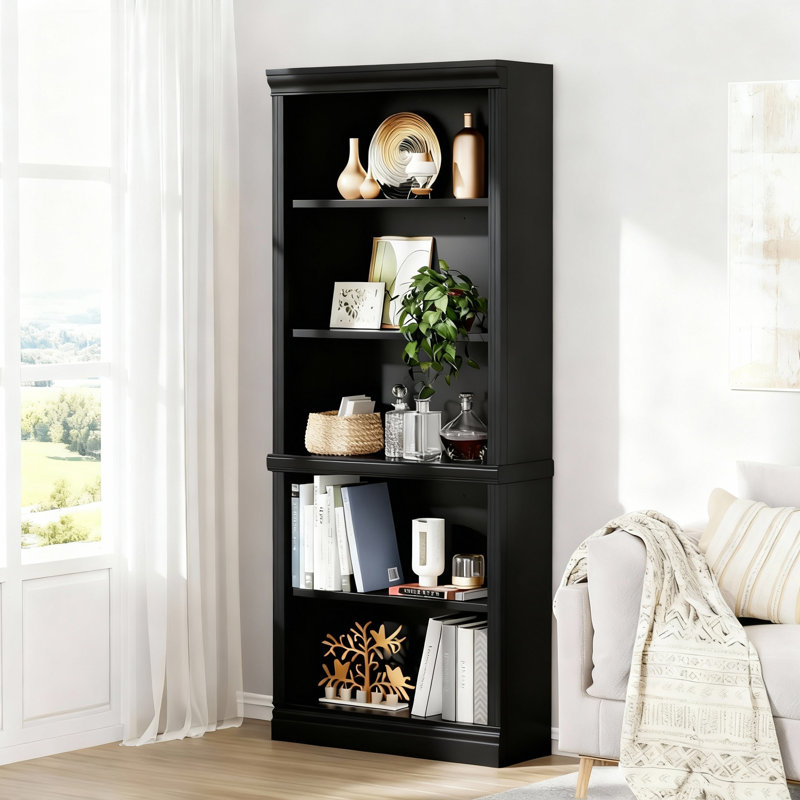 Chyenna 71.25'' H Bookcase With 5 Display Storage Shelves, White