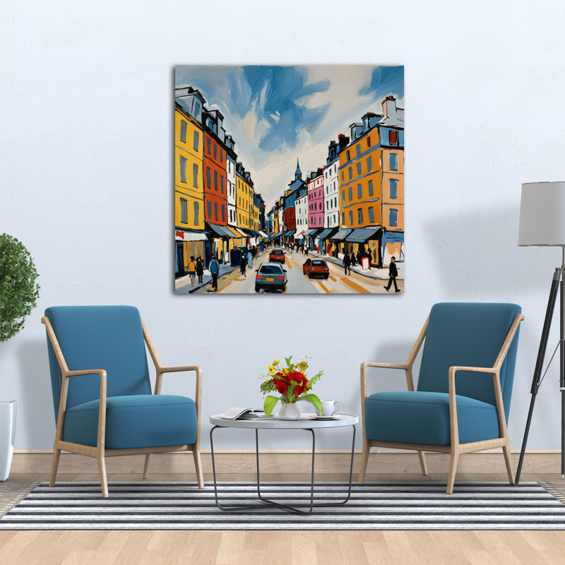 Streetlife Conversations I, 36" H x 36" W