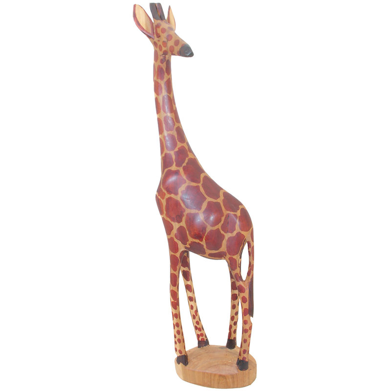 Camarillo Animals Figurines & Sculptures, 18" H  x 5" W x 3" D, Red
