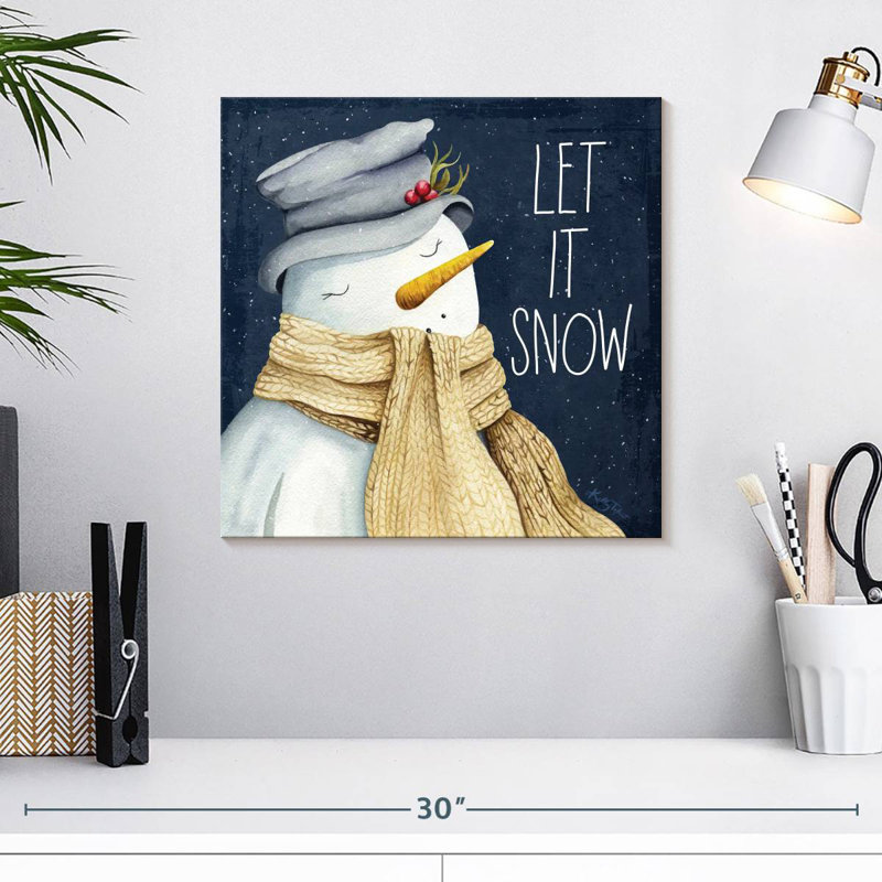 Bonhomme de neige Lelend Let It Snow, H 16 po x l 16 po