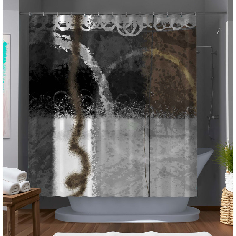 Abstract Shower Curtain