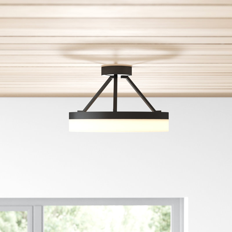 Danica Acrylic LED Semi Flush Mount