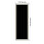 Tableau noir encadré en tissu avec tableau noir imprimé en lin-132961105