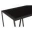 Demars 140cm Glass Top Console Table