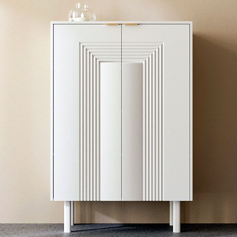 12 Pair Shoe Storage Cabinet, White