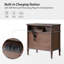 Table de chevet 3 tiroirs avec prises de courant l 28 po Kaybri -507457167
