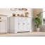 Modern Sideboard with Drawer & Adjustable Shelves, Tip-Over Protection for Kitchen/Living/Bedroom Storage-124830065