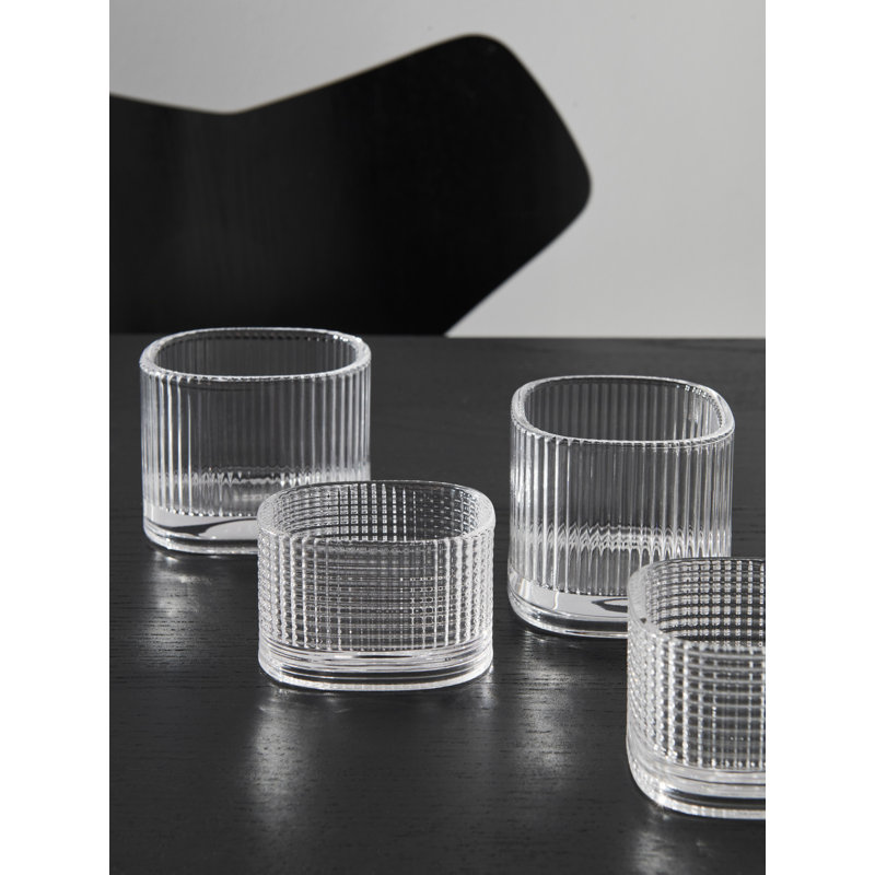 Magica Votive Candle Holder, 2'' H X 2.8'' W X 2.8'' D, Clear