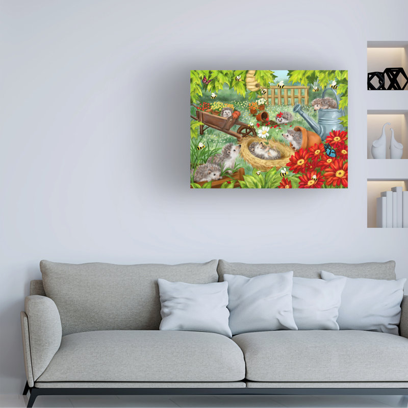 Art sur toile «ologicologic », H 14 po x l 19 po
