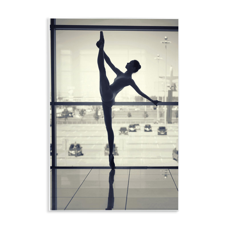  Pratique de la ballerine, art mural sur plaque par Incado, H 15 po x l 10 po