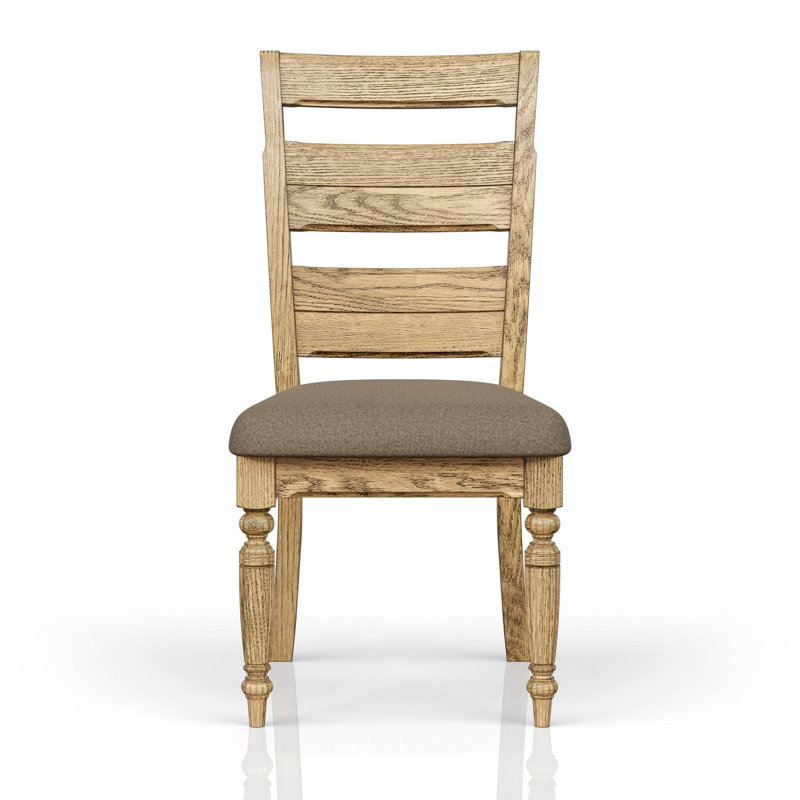 Chaise d'appoint à dossier échelle, Caramel