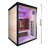 2 Person Rectangle Home Far Infrared Sauna With Canadian Hemlock Wooden