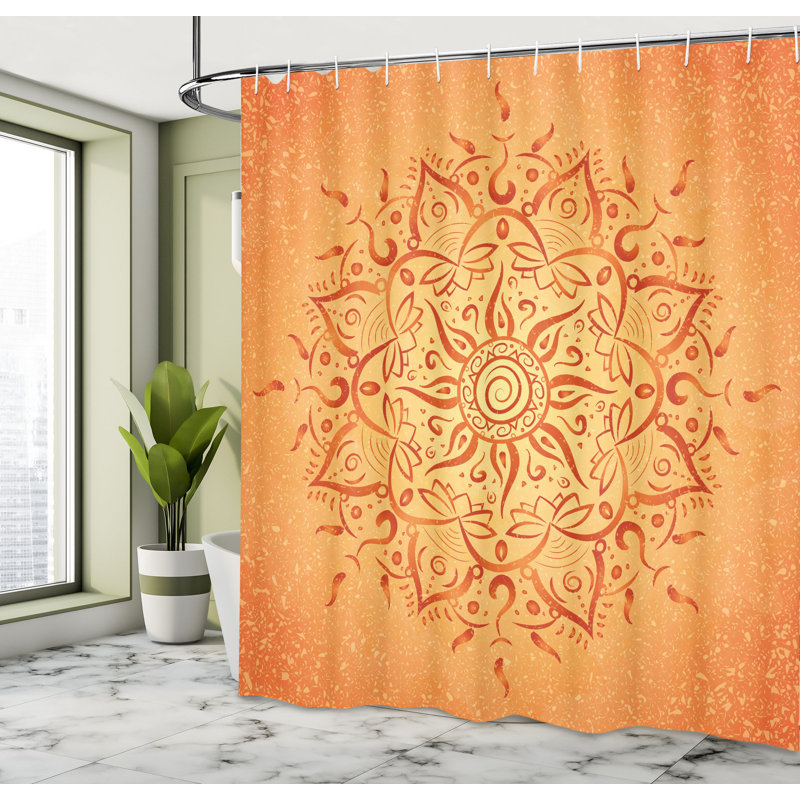 Ensemble de rideau de douche + crochets, H 70 po x l 69 po