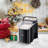 Nugget Countertop Ice Maker With Soft Chewable Ice, Automatic 34S In 24 Hours, Pebble Portable Ice Machine With Ice Scoop, Self-Cleaning, One-Click Operation, For Kitchen,Office-88588226