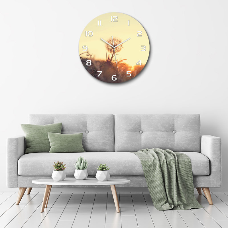 Jerykah Glass Wall Clock