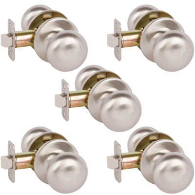 Saxon Passage Door Knob US15 5-Pack
